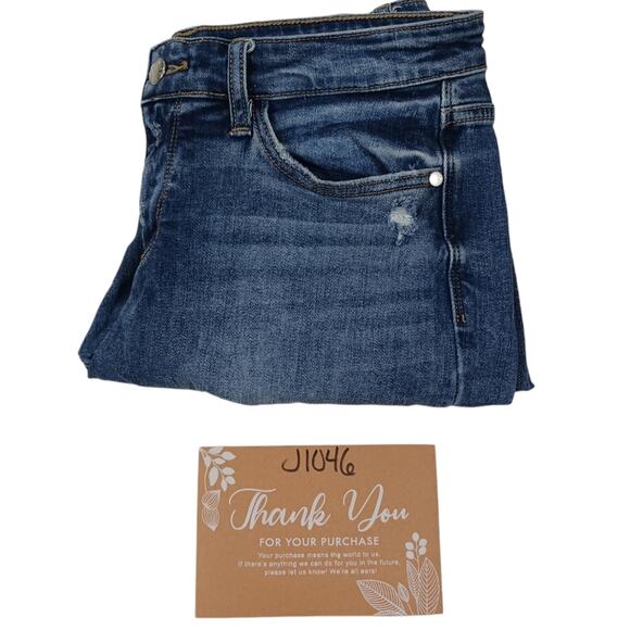 J1046 GUC Judy Blue Destroyed Boyfriend Fit Jeans size 5/27 - Picture 7 of 7